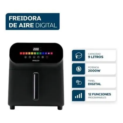 Philco Freidora de aire, 9 litros