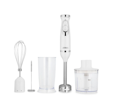 ATMA  Licuadora de Mano 600W  con accesorios Blanca