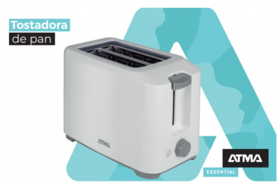 ATMA  Tostadora el&eacute;ctrica Blanca